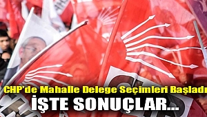 CHP’de mahalle delege seçimleri başladı