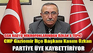 CHP Gaziemir İlçe Başkanı Kasım Özkan Partiye Üye Kaybettiriyor
