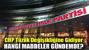 CHP Tüzük Değişikliğine Gidiyor, Hangi Maddeler Gündemde?