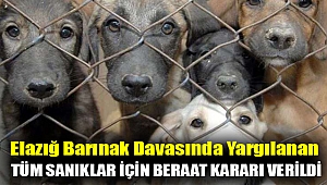 Elazığ barınak davasında yargılanan tüm sanıklar için beraat kararı verildi: ‘Hukuk katliamı’