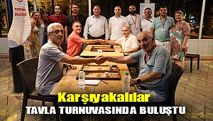 Karşıyakalılar tavla turnuvasında buluştu