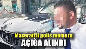 Maserati'li polis memuru açığa alındı