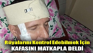Rüyalarını kontrol edebilmek için kafasını matkapla deldi