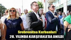 Srebrenitsa kurbanları 28. yılında Karşıyaka’da anıldı
