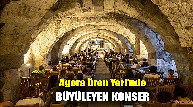 Tarihi mekânda büyüleyen konser