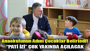 Anaokulunun adını çocuklar belirledi! “Pati İzi” çok yakında açılacak