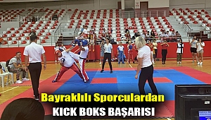 Bayraklılı sporculardan Kick Boks başarısı