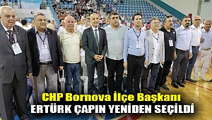 CHP Bornova İlçe Başkanı Ertürk Çapın yeniden seçildi