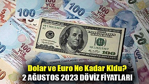 Dolar ve Euro ne kadar oldu? 2 Ağustos 2023 döviz fiyatları