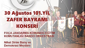 Foça'da 30 Ağustos Zafer Bayramı