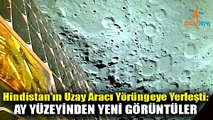 Hindistan'ın uzay aracı yörüngeye yerleşti: Ay yüzeyinden yeni görüntüler