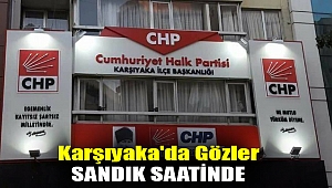 Karşıyaka'da gözler sandık saatinde