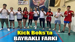 Kick Boks’ta Bayraklı farkı