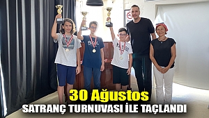 30 Ağustos satranç turnuvası ile taçlandı