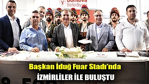 Başkan İduğ Fuar Stadı’nda İzmirliler ile buluştu