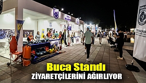 Buca standı ziyaretçilerini ağırlıyor
