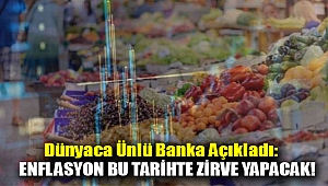 Dünyaca ünlü banka JPMorgan açıkladı: Enflasyon bu tarihte zirve yapacak!