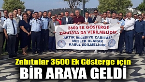 Zabıtalar 3600 Ek Gösterge için Bir Araya Geldi