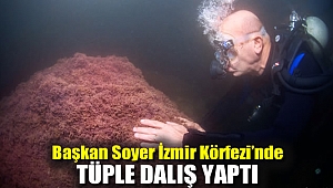 Başkan Soyer İzmir Körfezi’nde tüple dalış yaptı