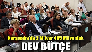 Karşıyaka’da 2 Milyar 495 Milyonluk dev bütçe