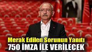 Merak Edilen Sorunun Yanıtı 750 İmza İle Verilecek