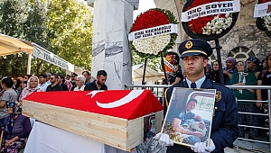 Şehit itfaiyeci Fahrican Yavaş'a duygusal veda