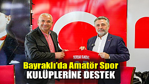 Bayraklı'da amatör spor kulüplerine destek
