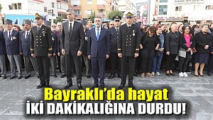 Bayraklı’da hayat iki dakikalığına durdu!