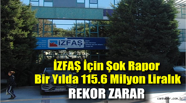 İZFAŞ için şok rapor: Bir yılda 115.6 milyon liralık rekor zarar