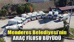 Menderes Belediyesi'nin araç filosu büyüdü