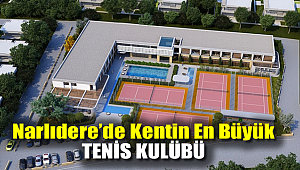 Narlıdere'de kentin en büyük tenis kulübü