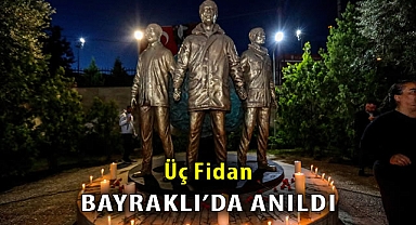 Üç fidan Bayraklı’da anıldı
