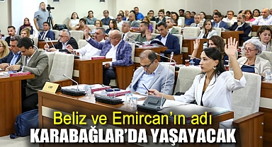 Beliz ve Emircan’ın adı Karabağlar’da yaşayacak