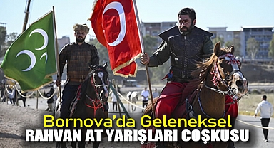 Bornova’da Geleneksel Rahvan At Yarışları coşkusu