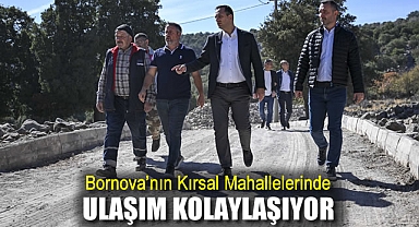 Bornova'nın kırsal mahallelerinde ulaşım kolaylaşıyor