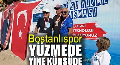 Bostanlıspor yüzmede yine kürsüde...