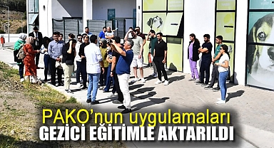 PAKO’nun uygulamaları gezici eğitimle aktarıldı