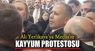 Ali Yerlikaya'ya Meclis'te Kayyum Protestosu
