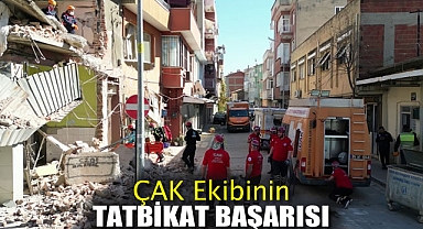 ÇAK Ekibinin Tatbikat Başarısı