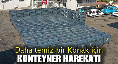 Daha temiz bir Konak için konteyner harekatı