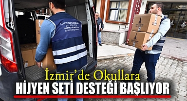 İzmir'de Okullara Hijyen Seti Desteği Başlıyor