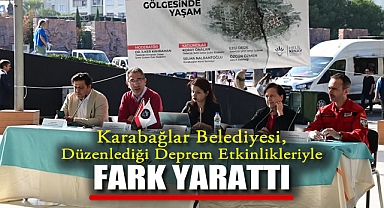 Karabağlar Belediyesi, Düzenlediği Deprem Etkinlikleriyle Fark Yarattı