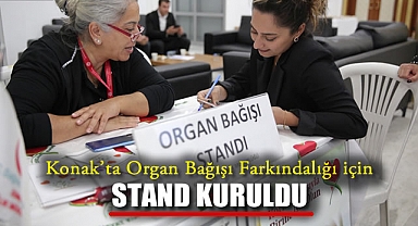 Konak’ta Organ Bağışı Farkındalığı için Stant Kuruldu
