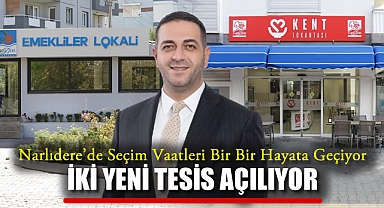 Narlıdere'de Seçim Vaatleri Bir Bir Hayata Geçiyor, İki Yeni Tesis Açılıyor