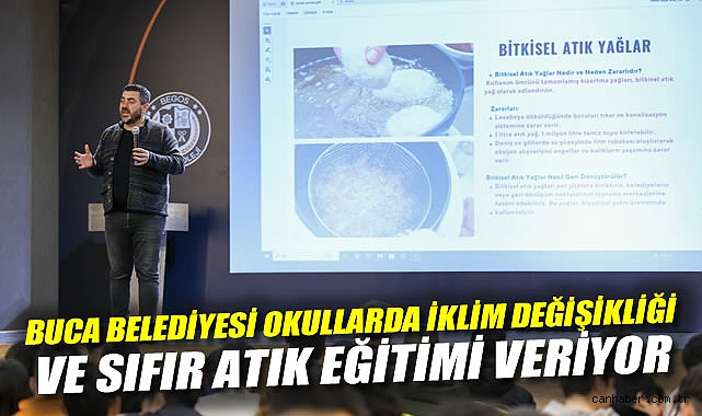 Buca Belediyesi okullarda “iklim değişikliği ve sıfır atık” eğitimi veriyor