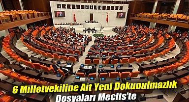 6 milletvekiline ait yeni dokunulmazlık dosyaları Meclis'te