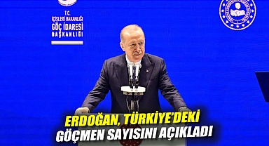 Erdoğan, Türkiye'deki göçmen sayısını açıkladı