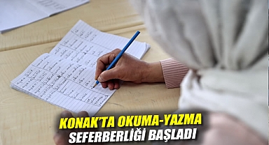 Konak’ta okuma-yazma seferberliği başladı