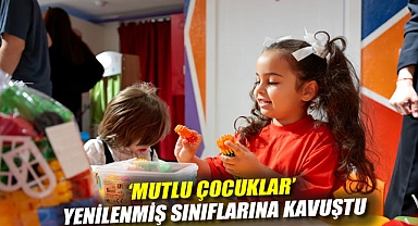 ‘Mutlu Çocuklar’ yenilenmiş sınıflarına kavuştu