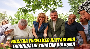 Buca'da Engelliler Haftası'nda farkındalık yaratan buluşma